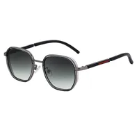 Square Vacation Simple Style Color Block Pc Full Frame Women's Sunglasses sku image 2