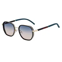 Square Vacation Simple Style Color Block Pc Full Frame Women's Sunglasses sku image 7