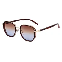 Square Vacation Simple Style Color Block Pc Full Frame Women's Sunglasses sku image 3