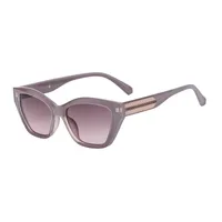 Cat Eye Vacation Classic Style Solid Color Pc Full Frame Women's Sunglasses sku image 4