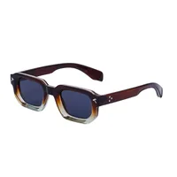 Square Vacation Simple Style Solid Color Pc Full Frame Women's Sunglasses sku image 2