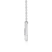 925 Sterling Silver Moissanite Zircon Cable Chain Lightning Lobster Trigger Clasp Closure Pendant Necklace main image 4