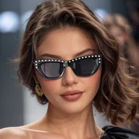 Cat Eye Glam Streetwear Geometric Pc Full Frame Women's Sunglasses main image 1