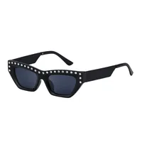 Cat Eye Glam Streetwear Geometric Pc Full Frame Women's Sunglasses sku image 1