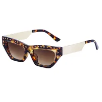 Cat Eye Glam Streetwear Geometric Pc Full Frame Women's Sunglasses sku image 2