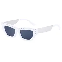 Cat Eye Glam Streetwear Geometric Pc Full Frame Women's Sunglasses sku image 4