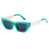 Cat Eye Glam Streetwear Geometric Pc Full Frame Women's Sunglasses sku image 5