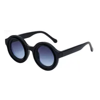 Round Frame Streetwear Geometric Pc Full Frame Women's Sunglasses sku image 2