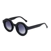 Round Frame Streetwear Geometric Pc Full Frame Women's Sunglasses sku image 5