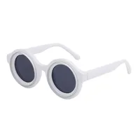 Round Frame Streetwear Geometric Pc Full Frame Women's Sunglasses sku image 3