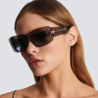Square Streetwear Gradient Color Pc Full Frame Women's Sunglasses main image 3