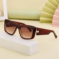 Square Streetwear Gradient Color Pc Full Frame Women's Sunglasses main image 1