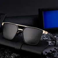 Square Streetwear Color Block Tac Full Frame Men's Sunglasses main image 1