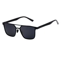 Square Streetwear Color Block Tac Full Frame Men's Sunglasses sku image 1