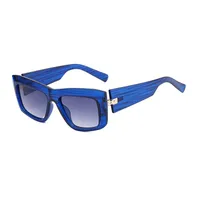 Square Streetwear Gradient Color Pc Full Frame Women's Sunglasses sku image 5