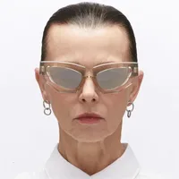 Cat Eye Streetwear Geometric Pc Full Frame Women's Sunglasses main image 1