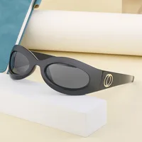 Special-Shaped Mirror Vacation Simple Style Solid Color Pc Full Frame Women's Sunglasses main image 1