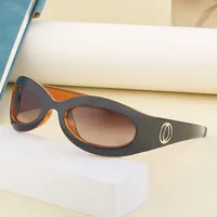 Espejo De Forma Especial Vacaciones Estilo Simple Color Sólido Ordenador Personal Fotograma Completo Gafas De Sol Mujer main image 2