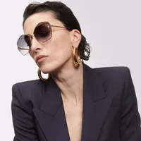 Cuadrado Ropa De Calle Geométrico Ordenador Personal Fotograma Completo Gafas De Sol Hombre main image 2