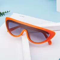 Ojo De Gato Ropa De Calle Geométrico Ordenador Personal Fotograma Completo Gafas De Sol Mujer main image 3