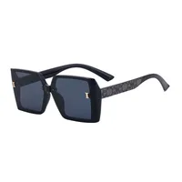 Square Streetwear Gradient Color Pc Full Frame Women's Sunglasses main image 4
