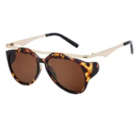 Special-Shaped Mirror Streetwear Geometric Pc Full Frame Women's Sunglasses sku image 2