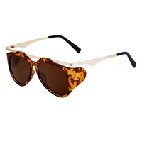 Special-Shaped Mirror Streetwear Geometric Pc Full Frame Women's Sunglasses sku image 9