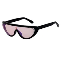 Cat Eye Streetwear Geometric Pc Full Frame Women's Sunglasses sku image 3