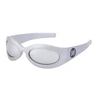 Special-Shaped Mirror Vacation Simple Style Solid Color Pc Full Frame Women's Sunglasses sku image 3