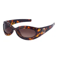 Special-Shaped Mirror Vacation Simple Style Solid Color Pc Full Frame Women's Sunglasses sku image 7