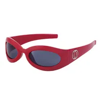 Special-Shaped Mirror Vacation Simple Style Solid Color Pc Full Frame Women's Sunglasses sku image 5