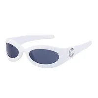 Special-Shaped Mirror Vacation Simple Style Solid Color Pc Full Frame Women's Sunglasses sku image 6
