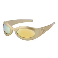 Special-Shaped Mirror Vacation Simple Style Solid Color Pc Full Frame Women's Sunglasses sku image 8
