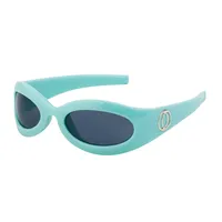 Special-Shaped Mirror Vacation Simple Style Solid Color Pc Full Frame Women's Sunglasses sku image 9