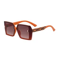 Square Streetwear Gradient Color Pc Full Frame Women's Sunglasses sku image 4