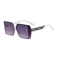 Square Streetwear Gradient Color Pc Full Frame Women's Sunglasses sku image 5