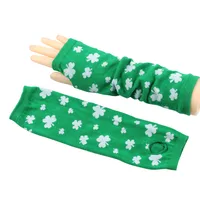 1 Pair Shamrock Modern Style Unisex Gloves main image 4