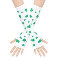 1 Pair Shamrock Modern Style Unisex Gloves sku image 2