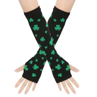 1 Pair Shamrock Modern Style Unisex Gloves sku image 3