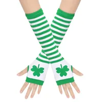 1 Pair Shamrock Modern Style Unisex Gloves sku image 4