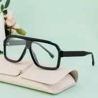 Square Vacation Simple Style Solid Color Pc Full Frame Men's Sunglasses main image 2
