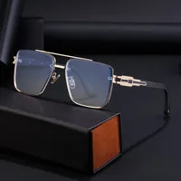 Square Modern Style Geometric Pc Full Frame Men's Sunglasses main image 1