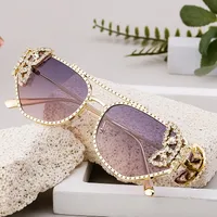 Square Vacation Modern Style Butterfly Pc Full Frame Women's Sunglasses main image 3