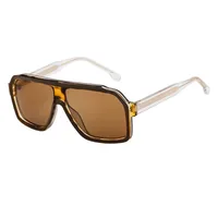 Square Vacation Simple Style Solid Color Pc Full Frame Men's Sunglasses sku image 7