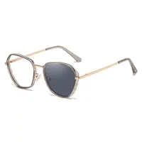 Square Hawaiian Vacation Discoloration Geometric Pc Full Frame Women's Sunglasses sku image 3