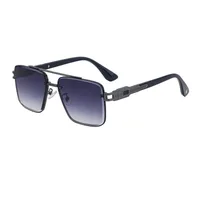 Square Modern Style Geometric Pc Full Frame Men's Sunglasses sku image 2