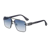Square Modern Style Geometric Pc Full Frame Men's Sunglasses sku image 4