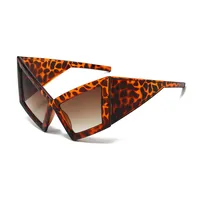 Special-Shaped Mirror Hip-Hop Exaggerated Cool Style Geometric Ac Full Frame Women's Sunglasses main image 7