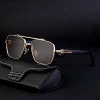 Cuadrado Vacaciones Color Sólido Ordenador Personal Lentes Tintados Con Degradado Fotograma Completo Gafas De Sol Hombre main image 2