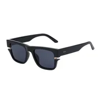 Square Vacation Solid Color Tac Gradient Tinted Lenses Full Frame Men's Sunglasses main image 5